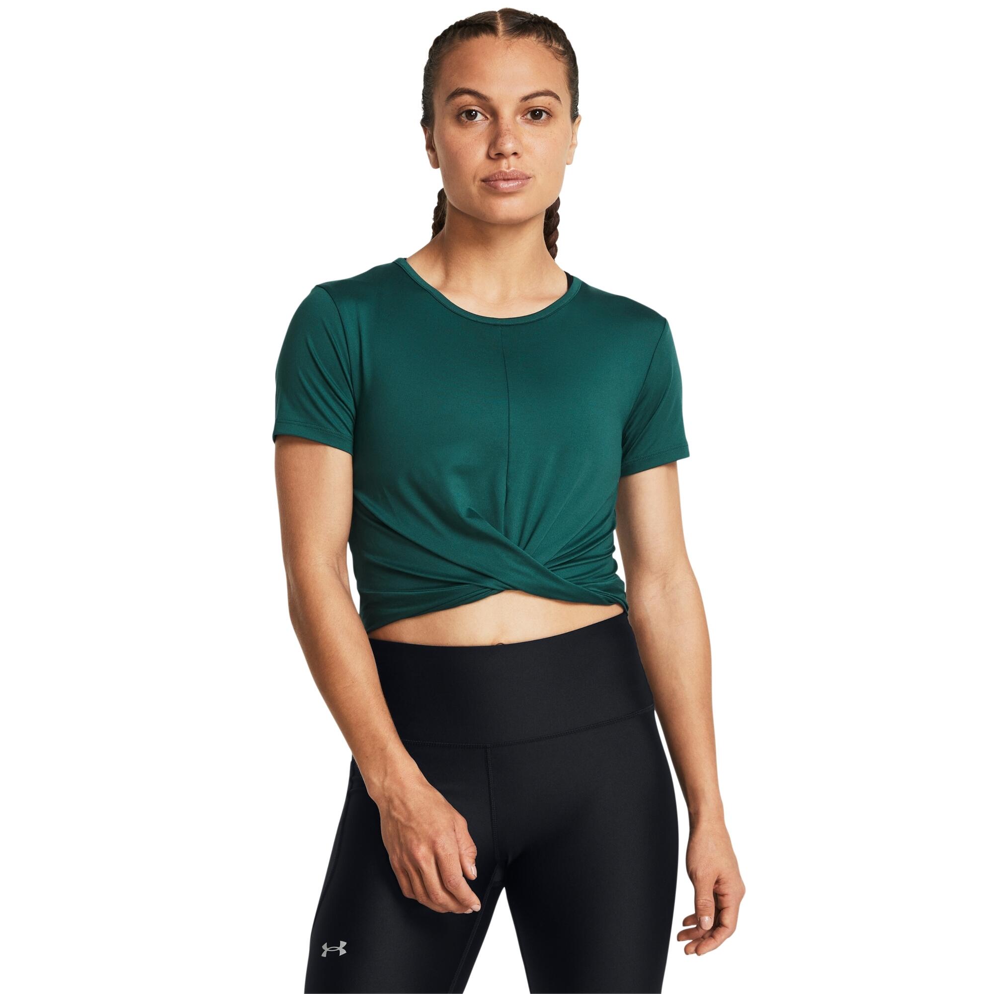 Maillot crop femme Under Armour Motion Crossover 2/4