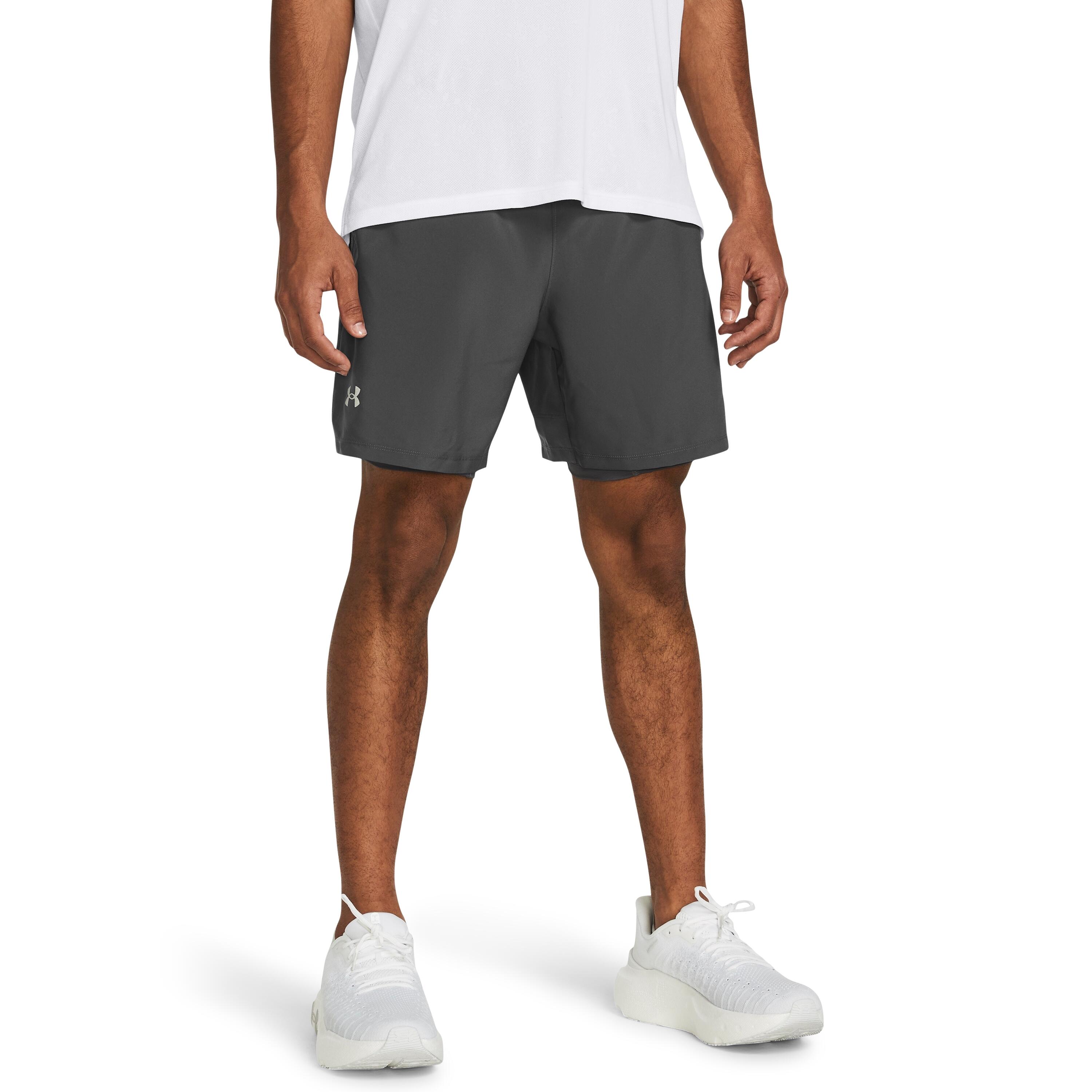 2 em 1 calções Under Armour Launch 7" 2/5