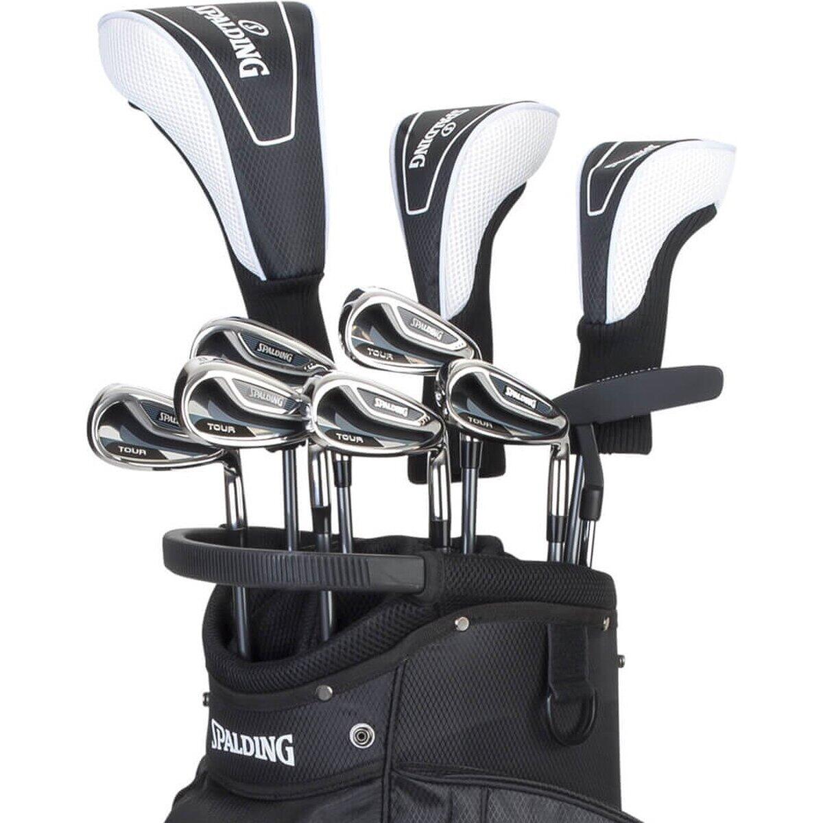 Spalding Set da golf per destri con sacca da golf da donna a 5 scomparti Grafite