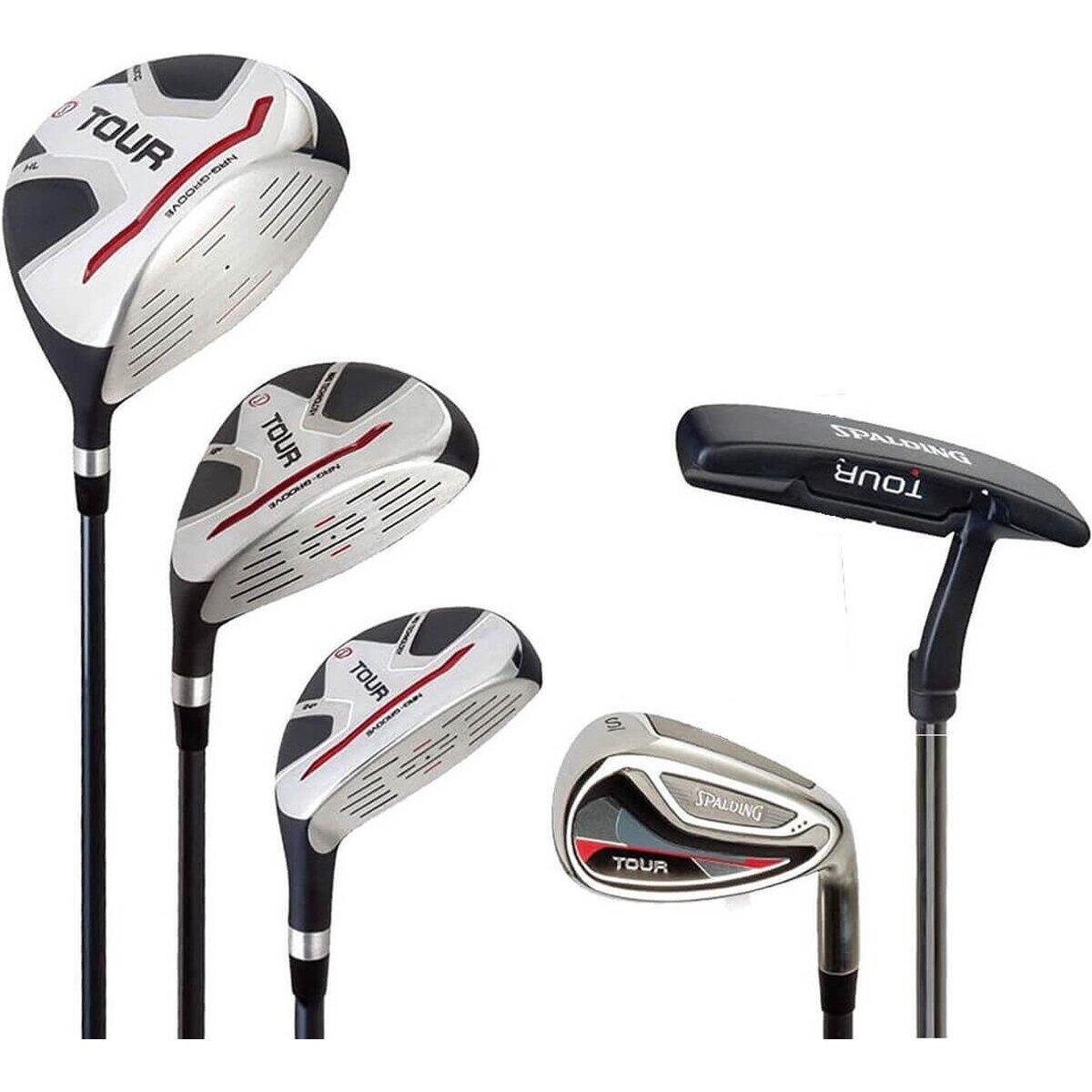 Spalding Set da golf per destri con sacca da golf da donna a 5 scomparti Grafite