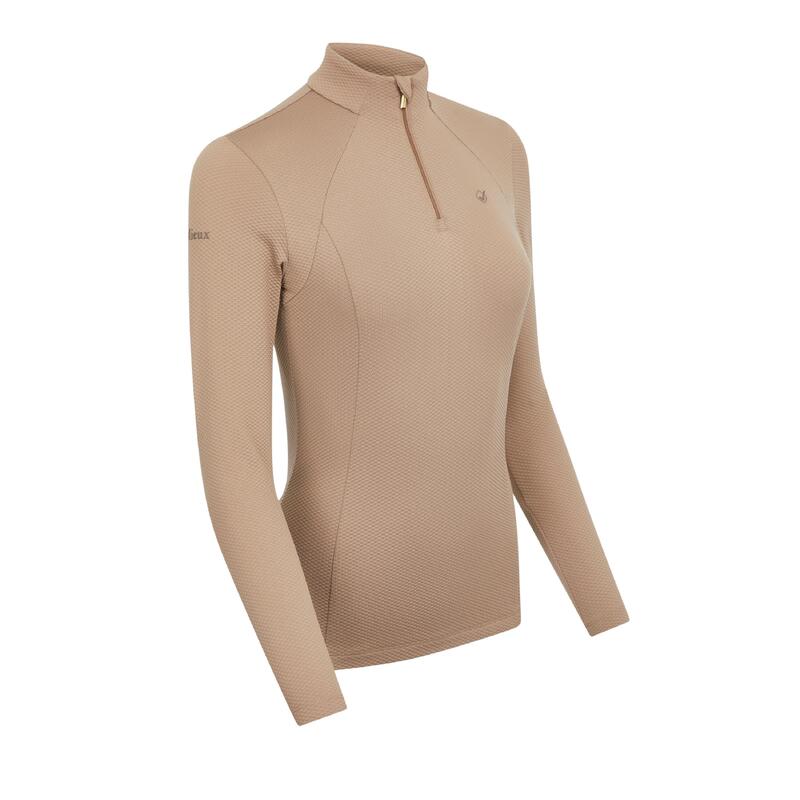 Sweatshirt Reiten mit Reißverschlusskragen, Damen LeMieux Alice