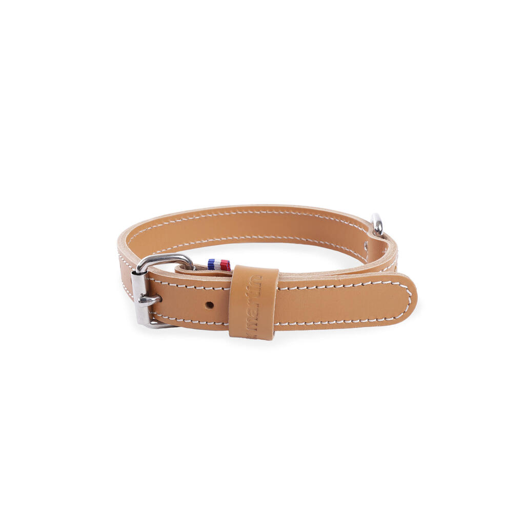 Leather dog collar Martin Sellier