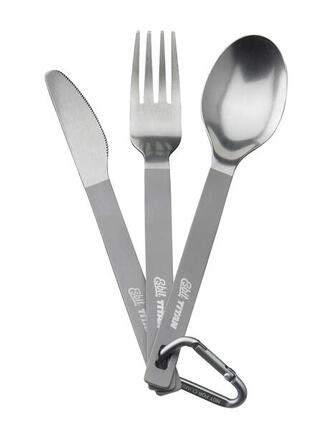 Besteckset aus Titan inklusive Tasche Esbit