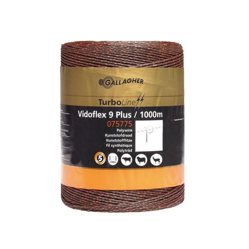 Gallagher - Fil Gallagher Vidoflex Turboline Plus - Fil Clôture - Beige|marron|orange|rouge - Taille Unique - Decathlon