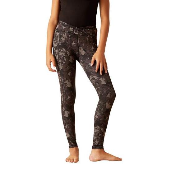 Leggins da equitazione mid grip per bambina Ariat Eos Etch