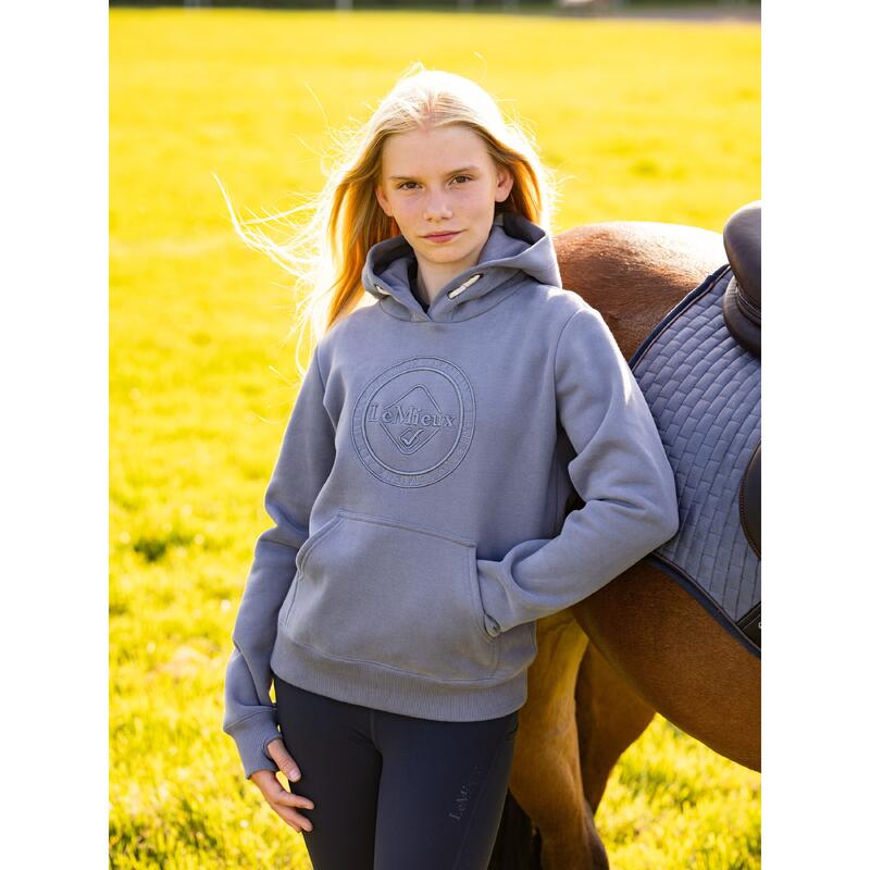 Sweatshirt équitation à capuche fille LeMieux Hannah Pop Over