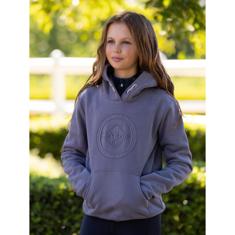 Sweatshirt équitation à capuche fille LeMieux Hannah Pop Over