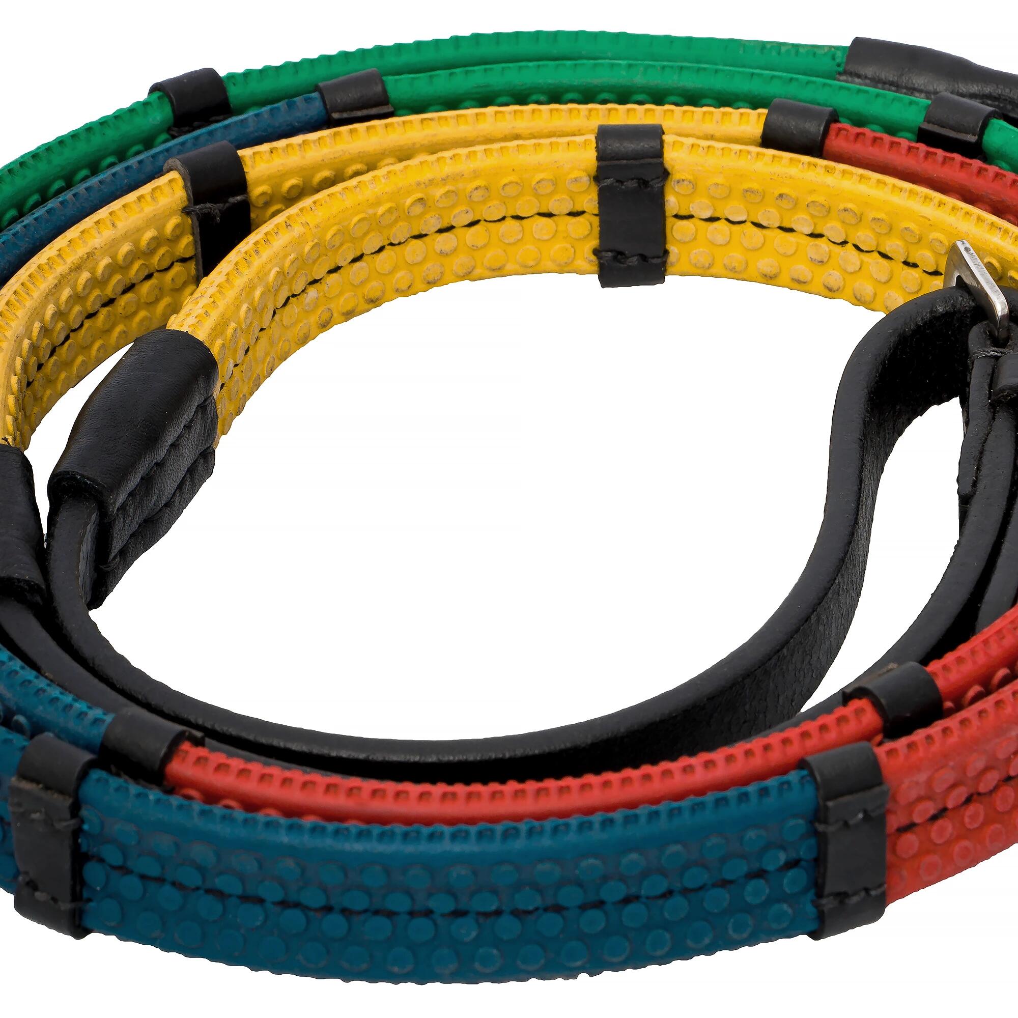 Educatieve rijteugels voor START-hoofdstellen, rubber, meerkleurig 4/5