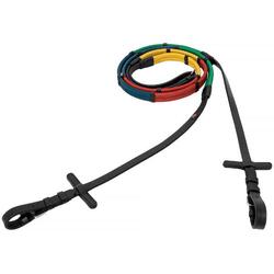 Rênes d'entraînement pour chevaux START couleurs arc-en-ciel