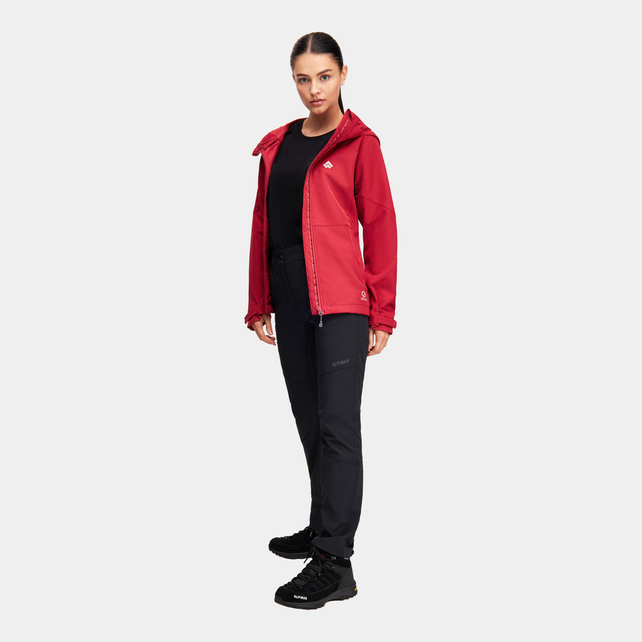 Veste softshell de randonnée Alpinus Majadita - Femme S 3/7
