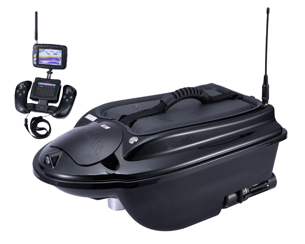 BOATMAN Actor PLUS PRO loďka s GPS a echolotem, černá