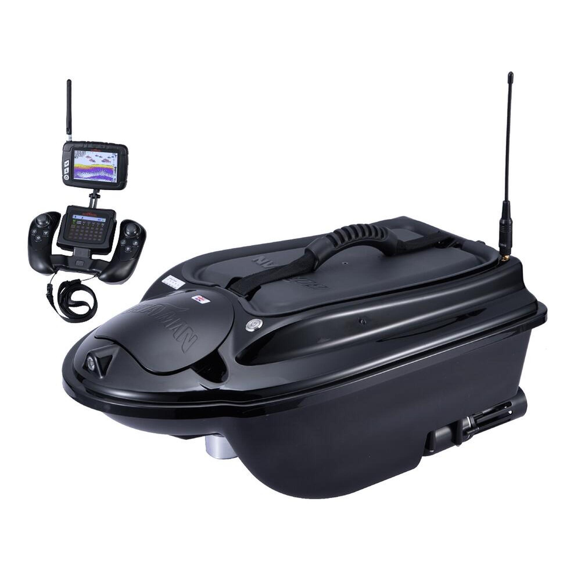 BOATMAN Actor PLUS PRO loďka s GPS a echolotem, černá