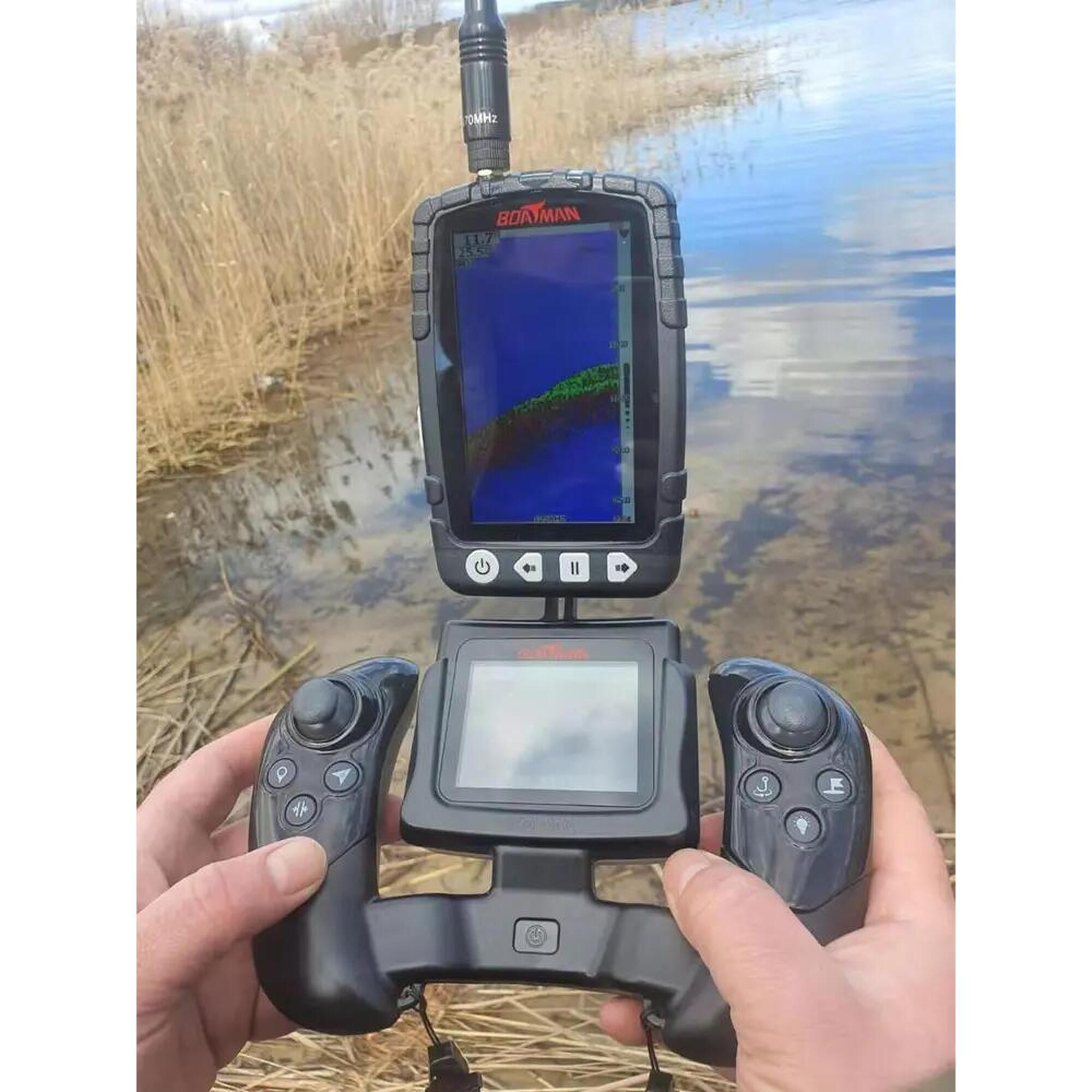 Fighter PRO loďka s GPS a echolotem, camo