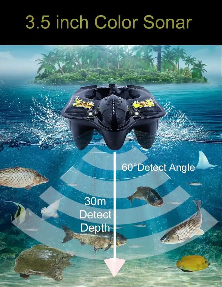 Boatman: Fighter Pro v2 GPS+halradar profi etetőhajó - CAMO 7/7