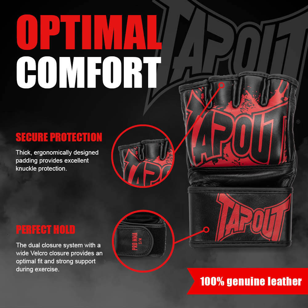 Guanti MMA in cuoio Tapout Pro (x2) 5/6