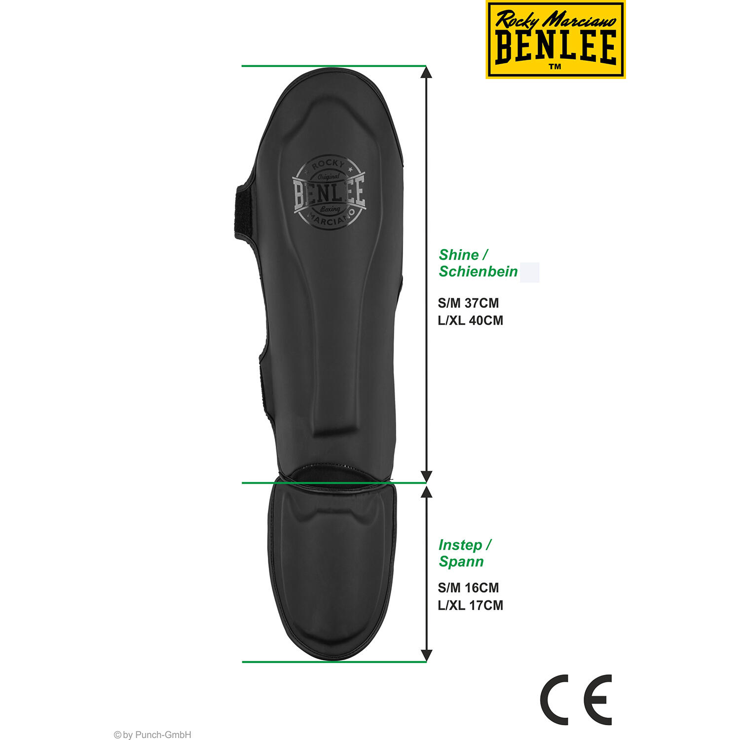 Protège-tibias Benlee Black Label Claudius 4/7