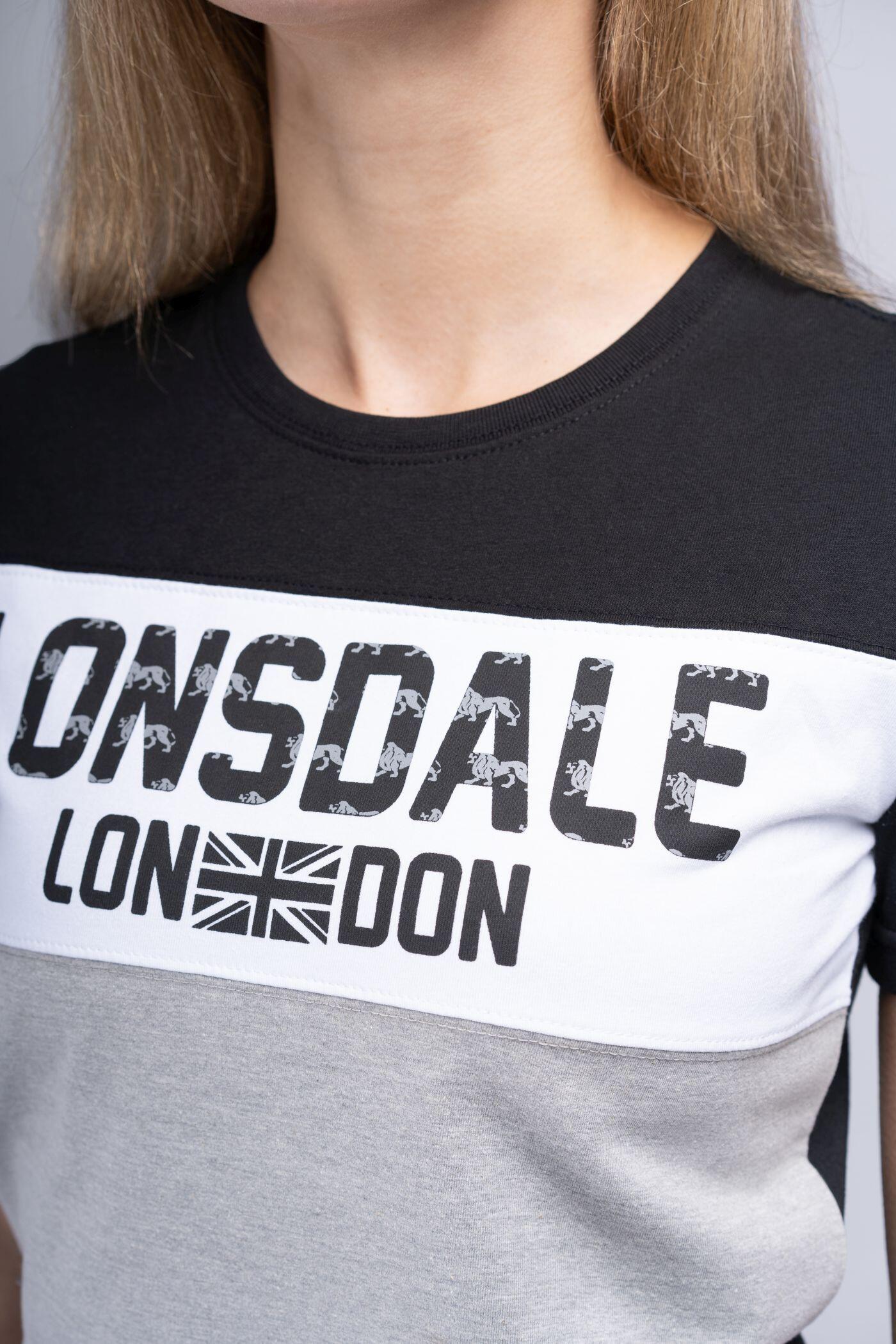 Camiseta de mujer Lonsdale Tallow 5/7