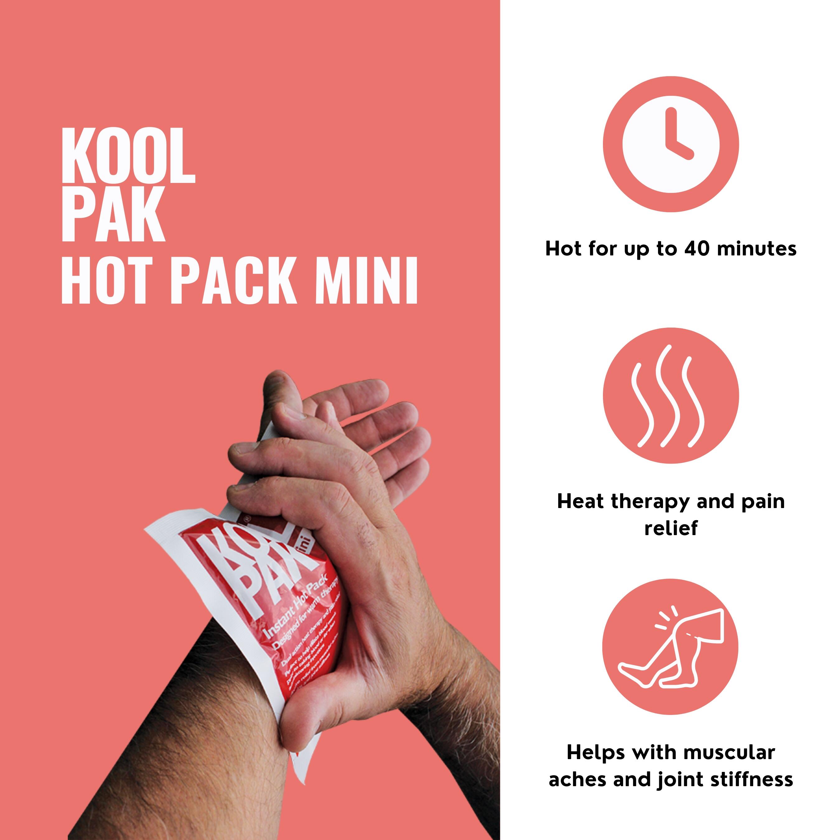 Koolpak Instant Hot Pack Mini - 15 x 15cm 2/3