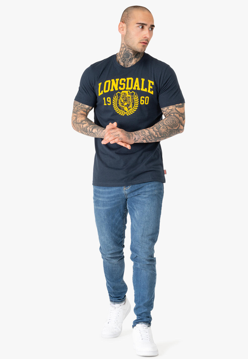 LONSDALE Herren T-Shirt normale Passform STAXIGOE 3/5