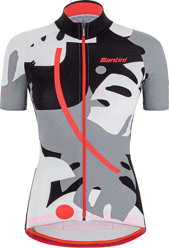 SANTINI Fietsshirt Korte mouwen Zwart Dames - Giada Maui S/S Jersey For Women