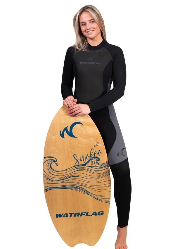 Fato de mergulho Auckland senhora - Neoprene 4/3 mm para desportos aquáticos