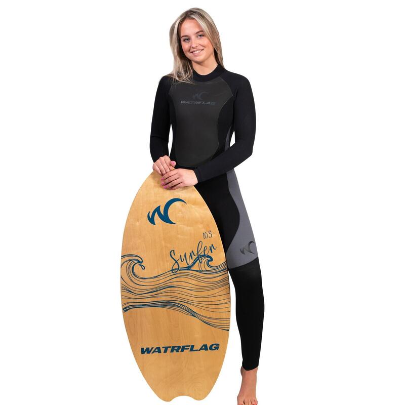 Auckland Combinaison Femme -  pour divers sports nautiques - 4/3 mm Néoprène