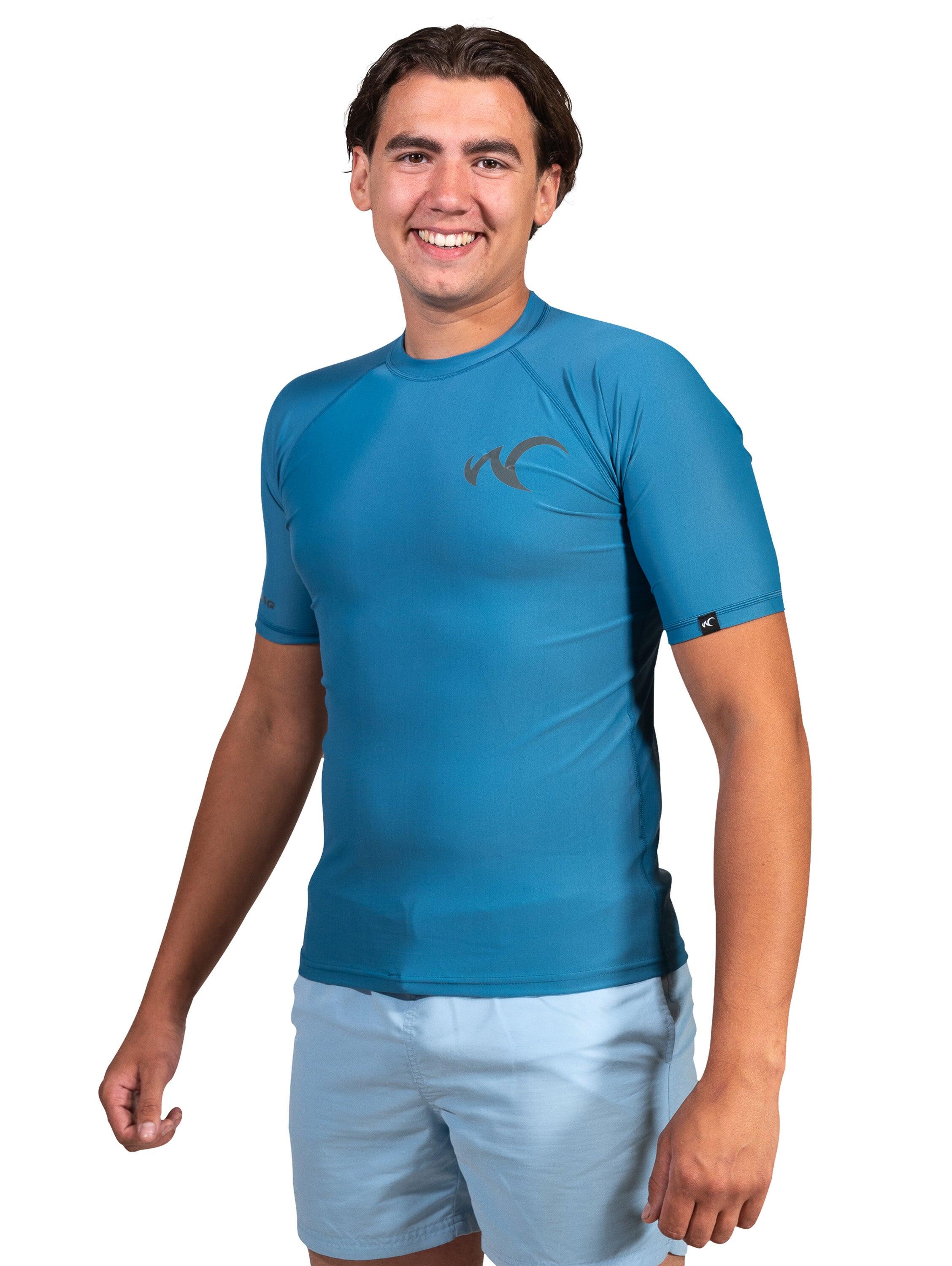 Rashguard barcelona bodyfit resistente a uv - homem - camisola de surf upf50+