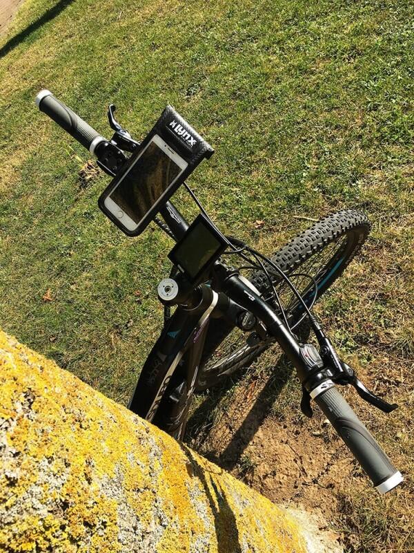Soporte impermeable para teléfono inteligente para ciclistas 3/6