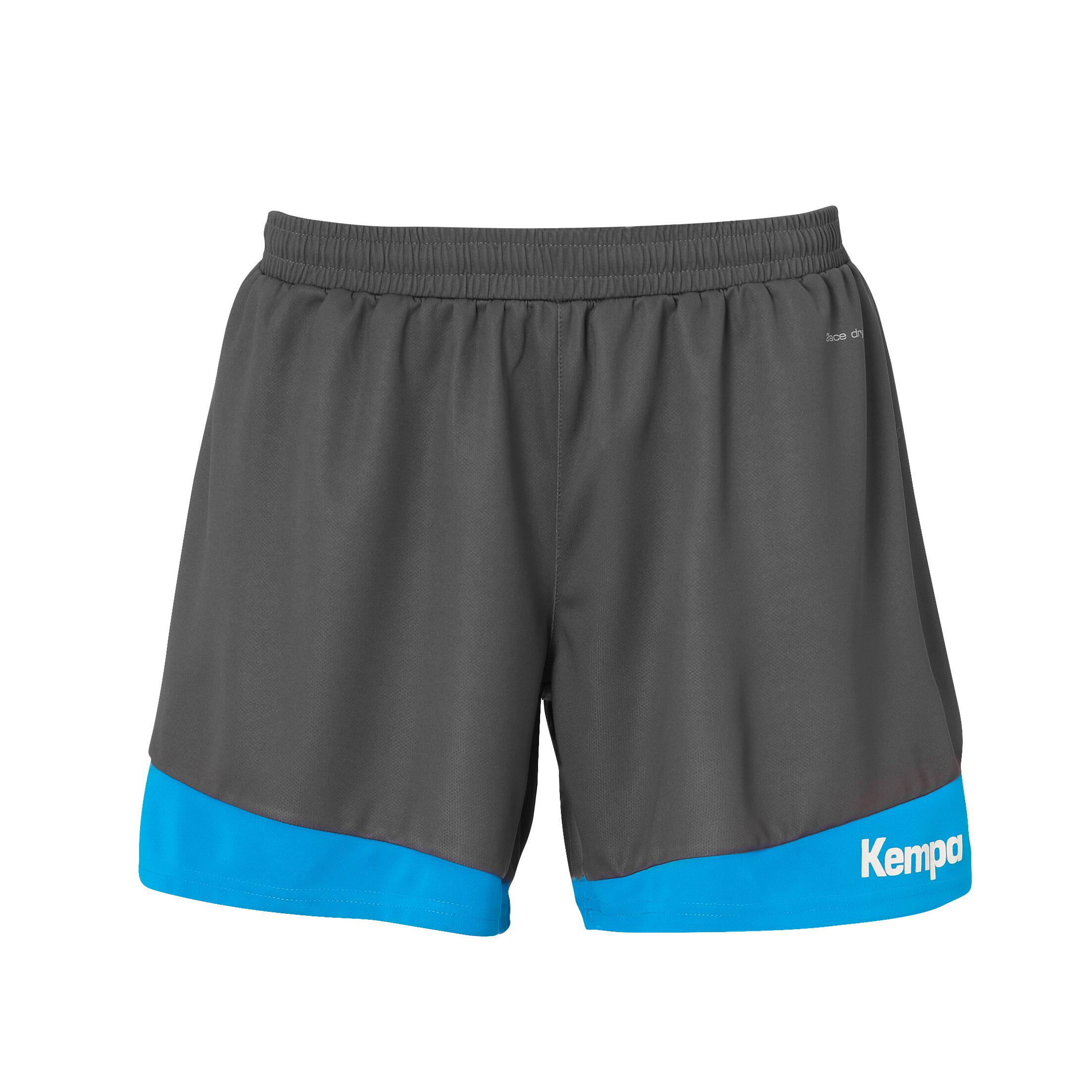 Kempa - Shorts Femme Kempa Emtoion 2.0 - Short - Bleu|gris - 36 Xs - Decathlon