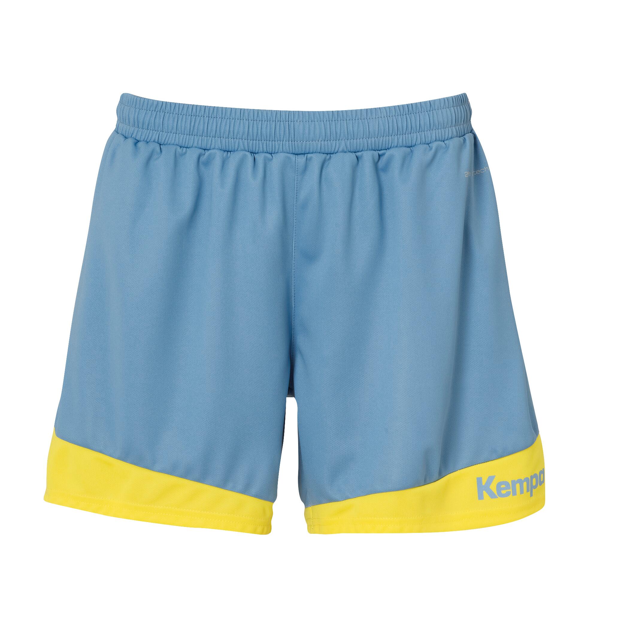 Kempa - Shorts Femme Kempa Emtoion 2.0 - Short - Gris|jaune - 48 Xl - Decathlon