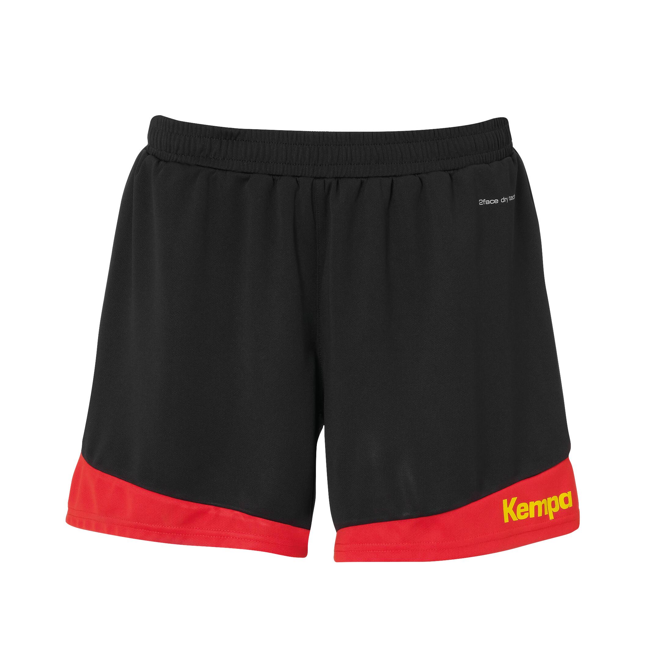 Kempa - Shorts Femme Kempa Emtoion 2.0 - Short - Noir|rouge - 52 2xl - Decathlon