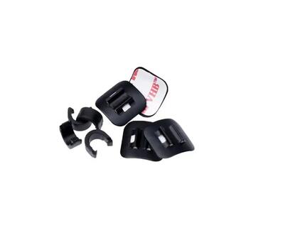 Guide-câbles aluminium anodisé Supernova (4 pcs) avec adhésif 3M