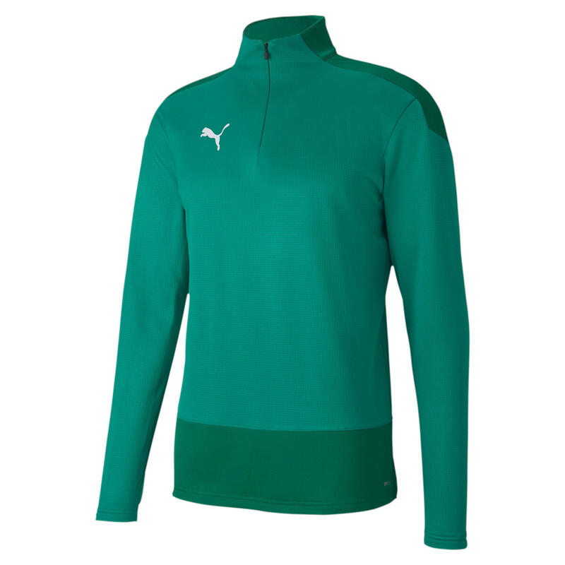 Chaqueta Puma Teamgoal 23 Training 14 Zip Top, Verde, Hombre