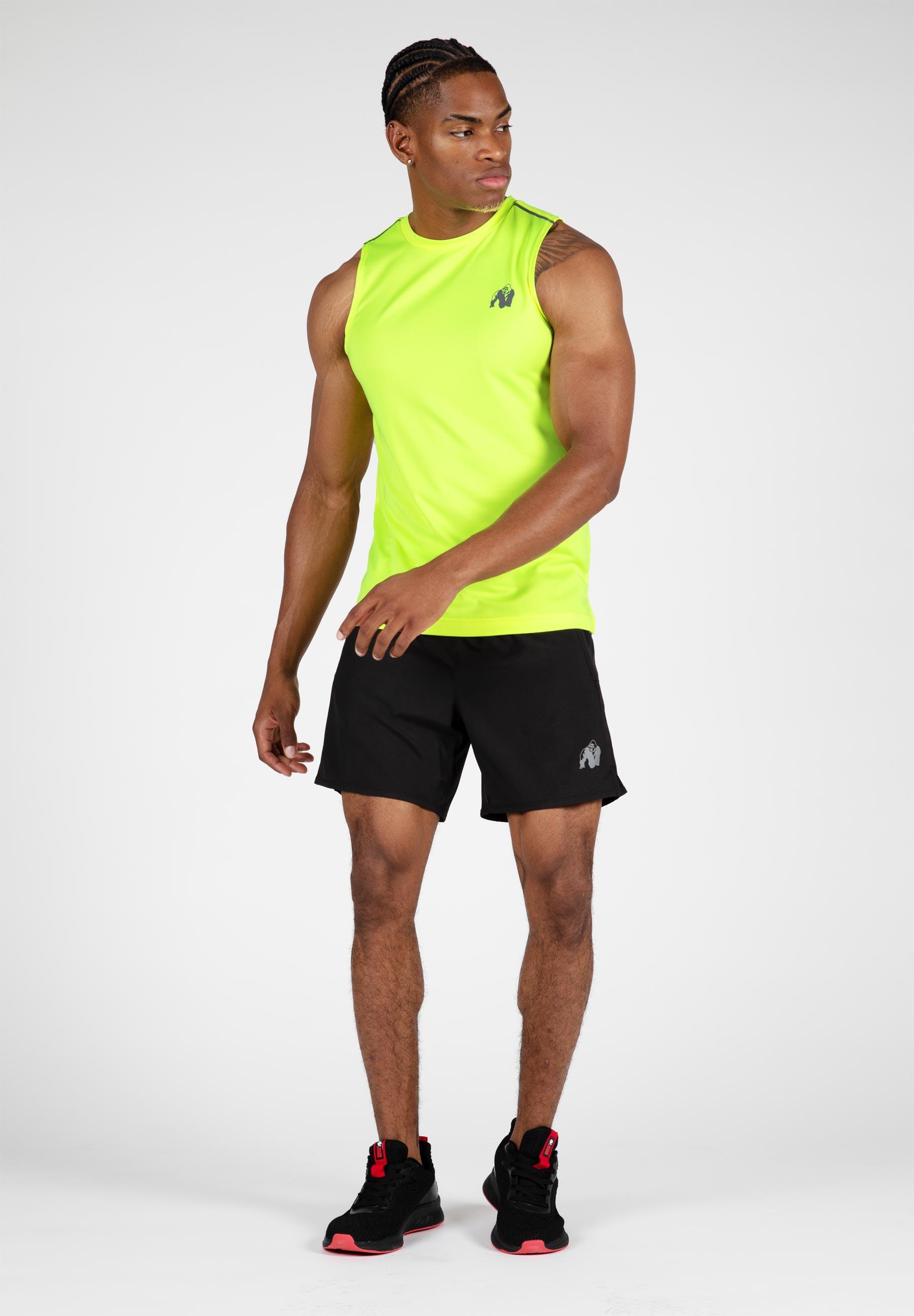 Camiseta de tirantes Washington - Amarillo neón 3/5