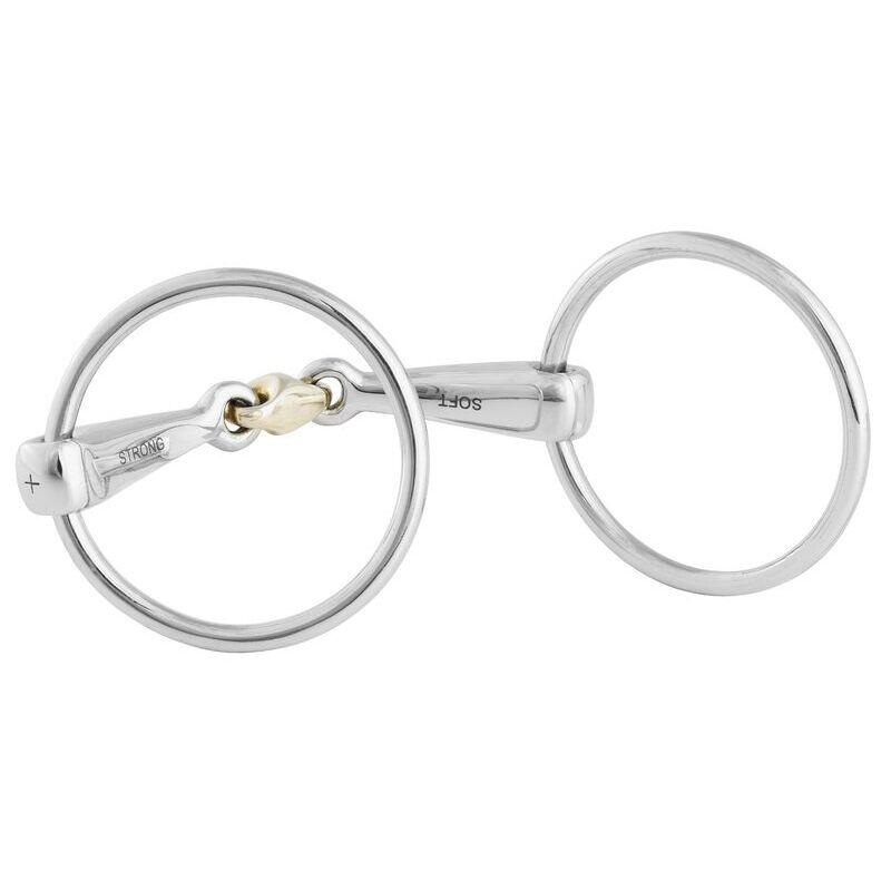 Mors 2 anneaux simple brisure pour cheval Stübben