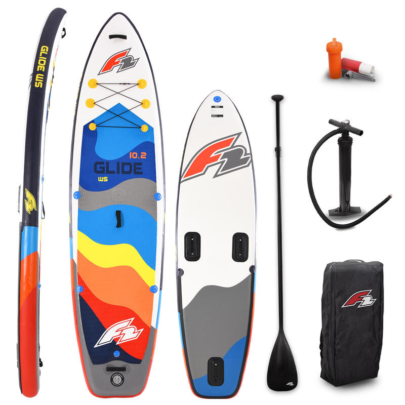 Tabla de Stand Up Paddle Inflable "Glide WS gris 10,8" con Opción de Windsurf