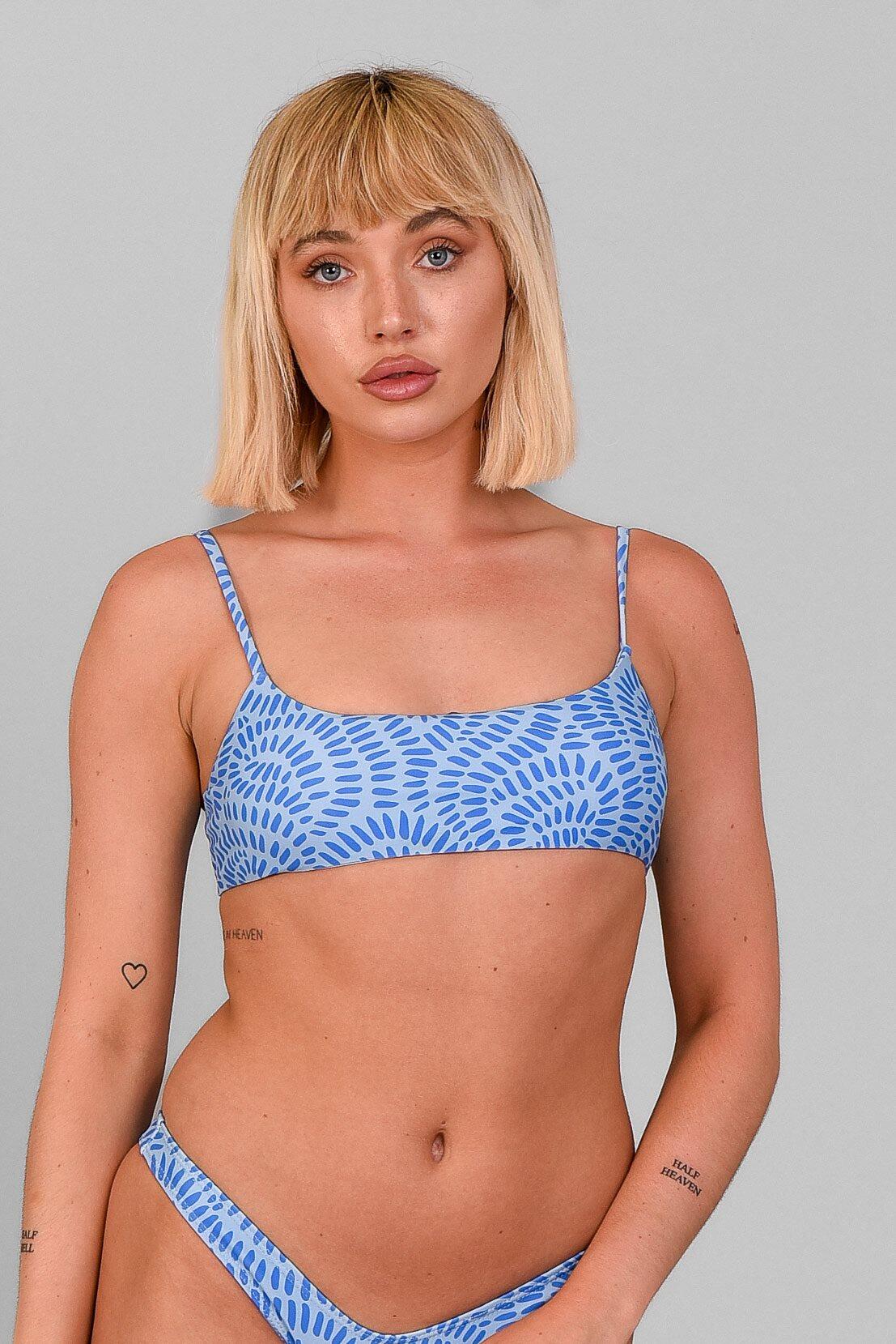 OOSC Moroccan Dream Lace up Crop Bikini Top