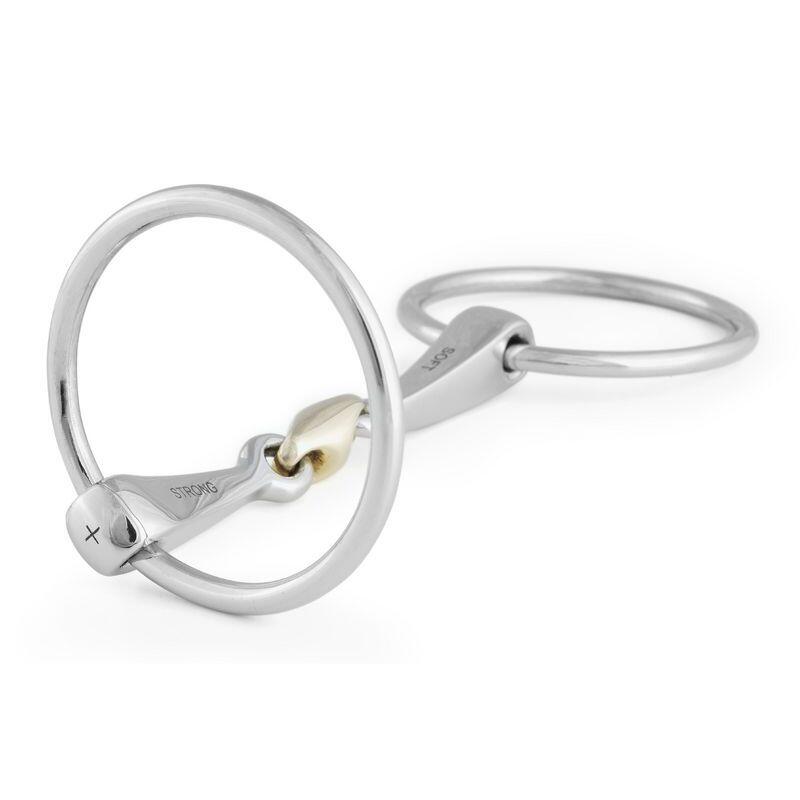 Mors 2 anneaux simple brisure pour cheval Stübben 2/3