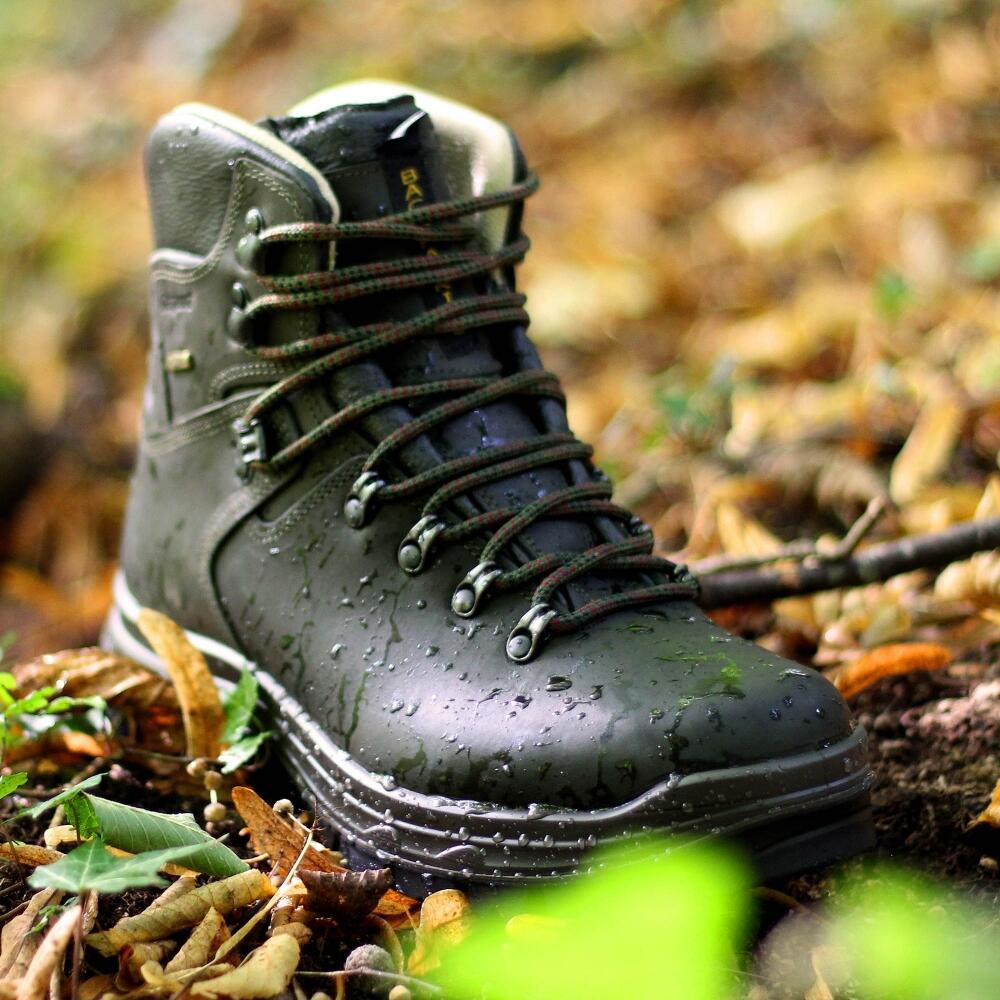BOTA GR13819 TREKKING PARA ADULTO COURO ENCERADO  VIBRAM SPO-TEX RSYSTEM 5/7