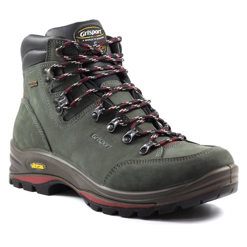 GRISPORT BOTA GR12811 TREKKING PARA ADULTO COURO NOBUCK VERDE - VIBRAM + SPO-TEX
