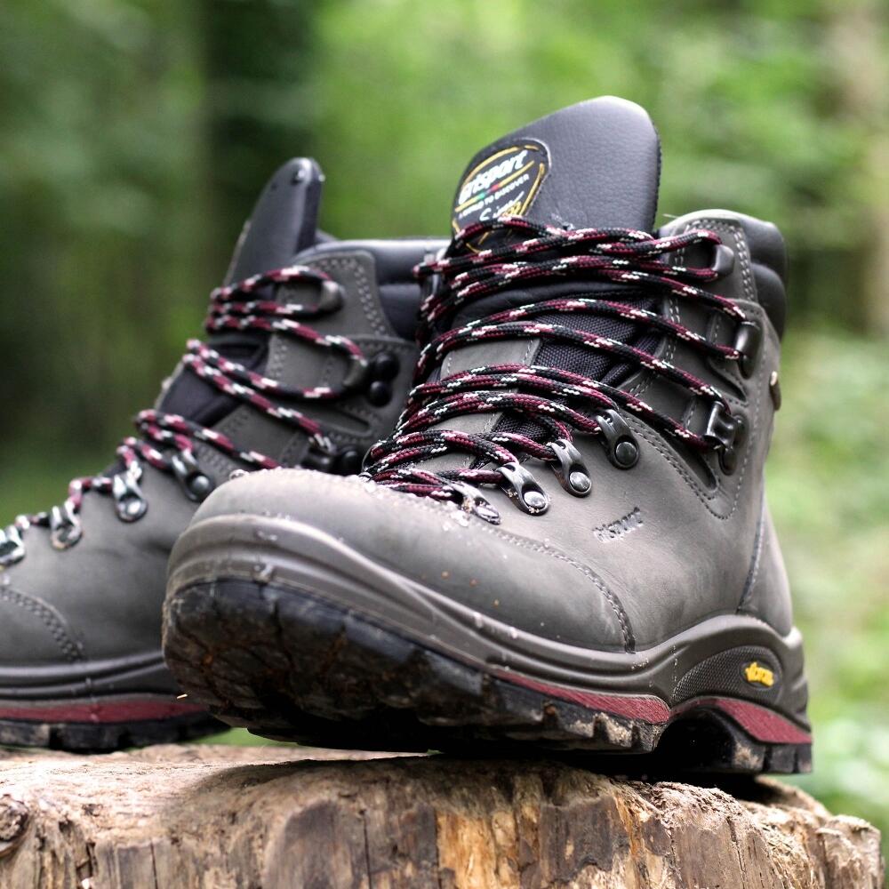 BOTA GR12811 TREKKING PARA ADULTO COURO NOBUCK VERDE - VIBRAM + SPO-TEX 6/7