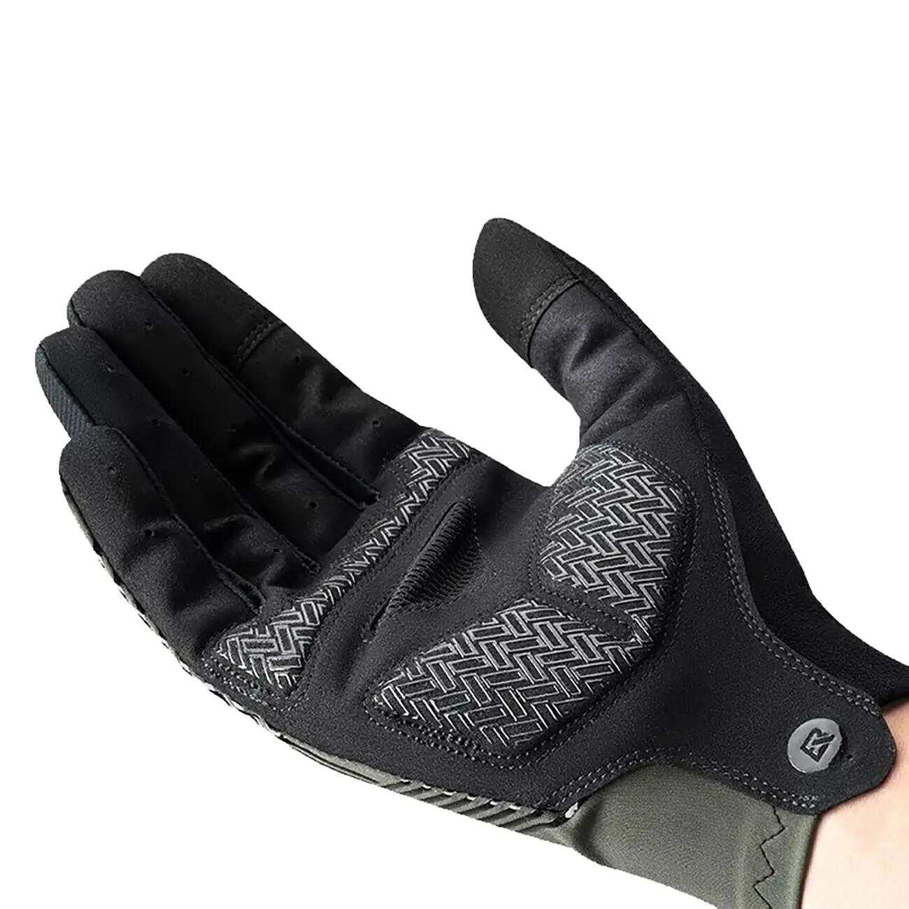 Mănuși Ciclism Rockbros XL Verde/Negru, Confort și Tehnologie Touchscreen 3/7