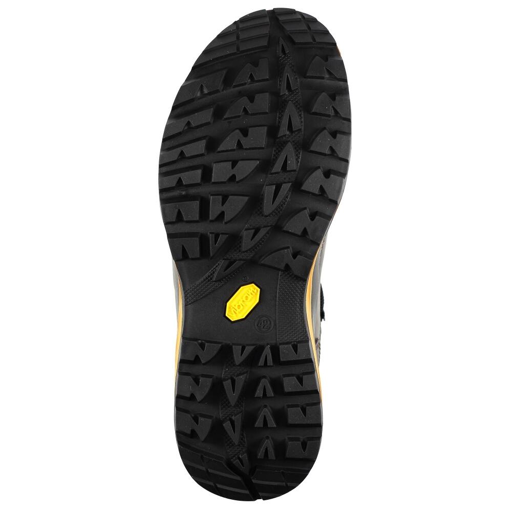 BOTA GR13701 TREKKING PARA ADULTO COURO ENCERADO CASTANHO - VIBRAM TPU + PU 5/7