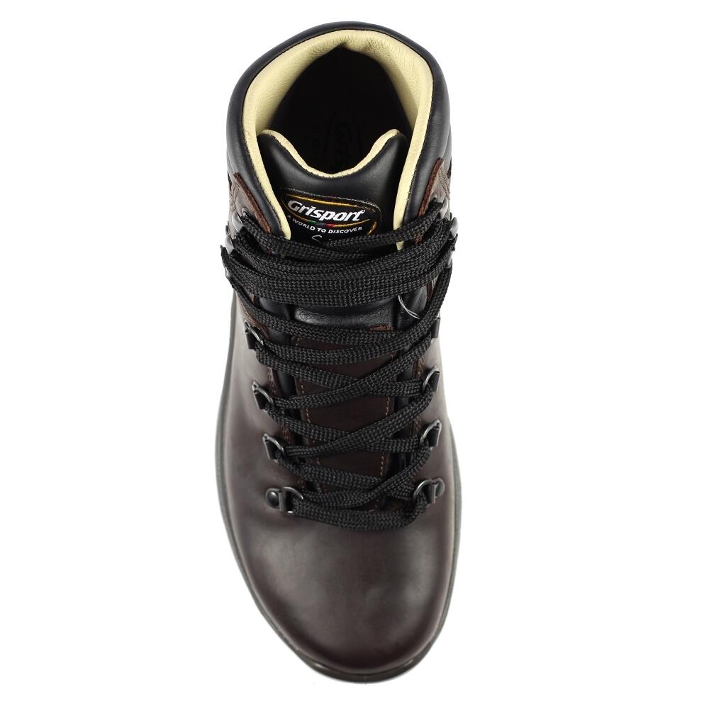BOTA GR13701 TREKKING PARA ADULTO COURO ENCERADO CASTANHO - VIBRAM TPU + PU 4/7