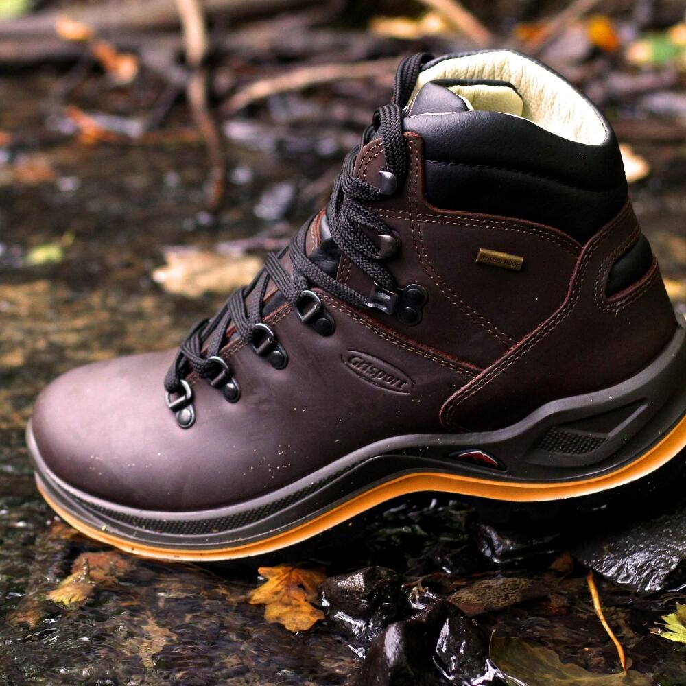 BOTA GR13701 TREKKING PARA ADULTO COURO ENCERADO CASTANHO - VIBRAM TPU + PU 7/7