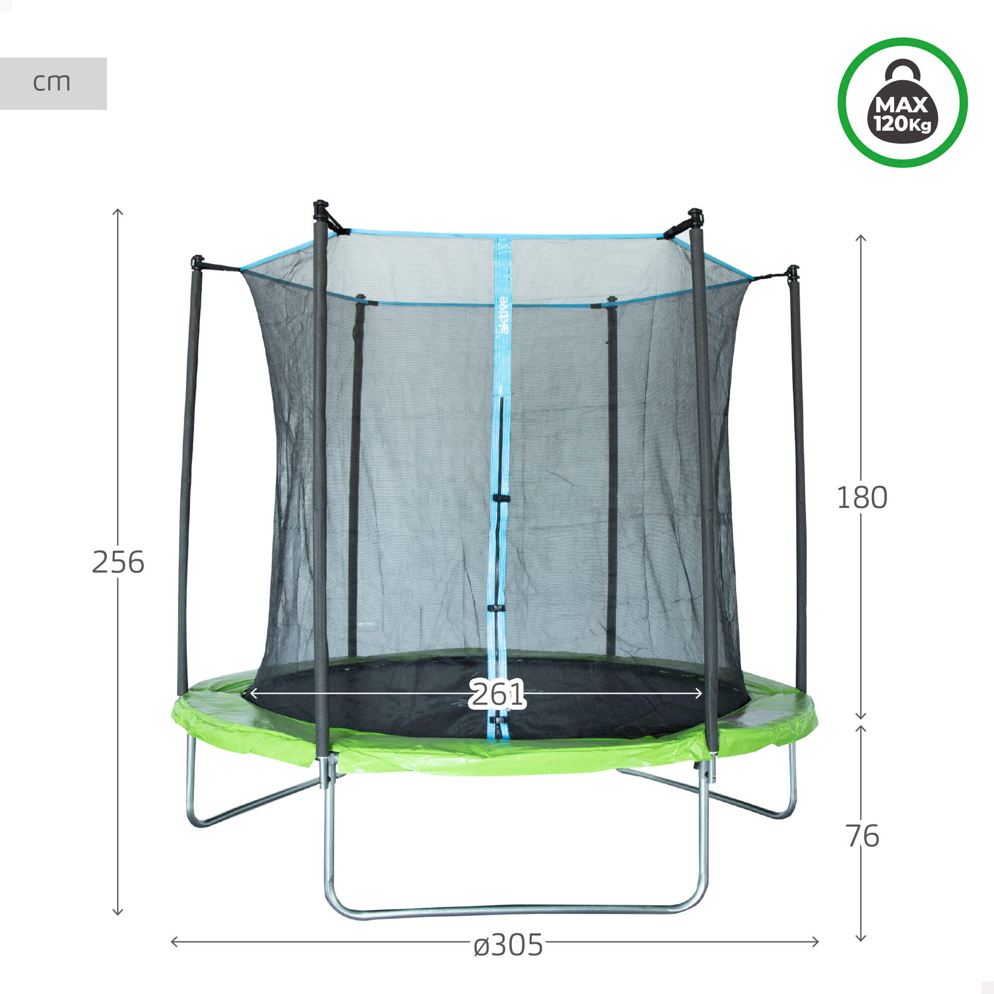 Aktive Trampoline pour enfants Outdoor Ø261 cm 4/7