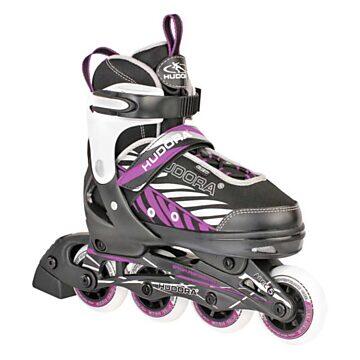 Patines en línea - Mia - Zwart/Paars - Gr. 29-32