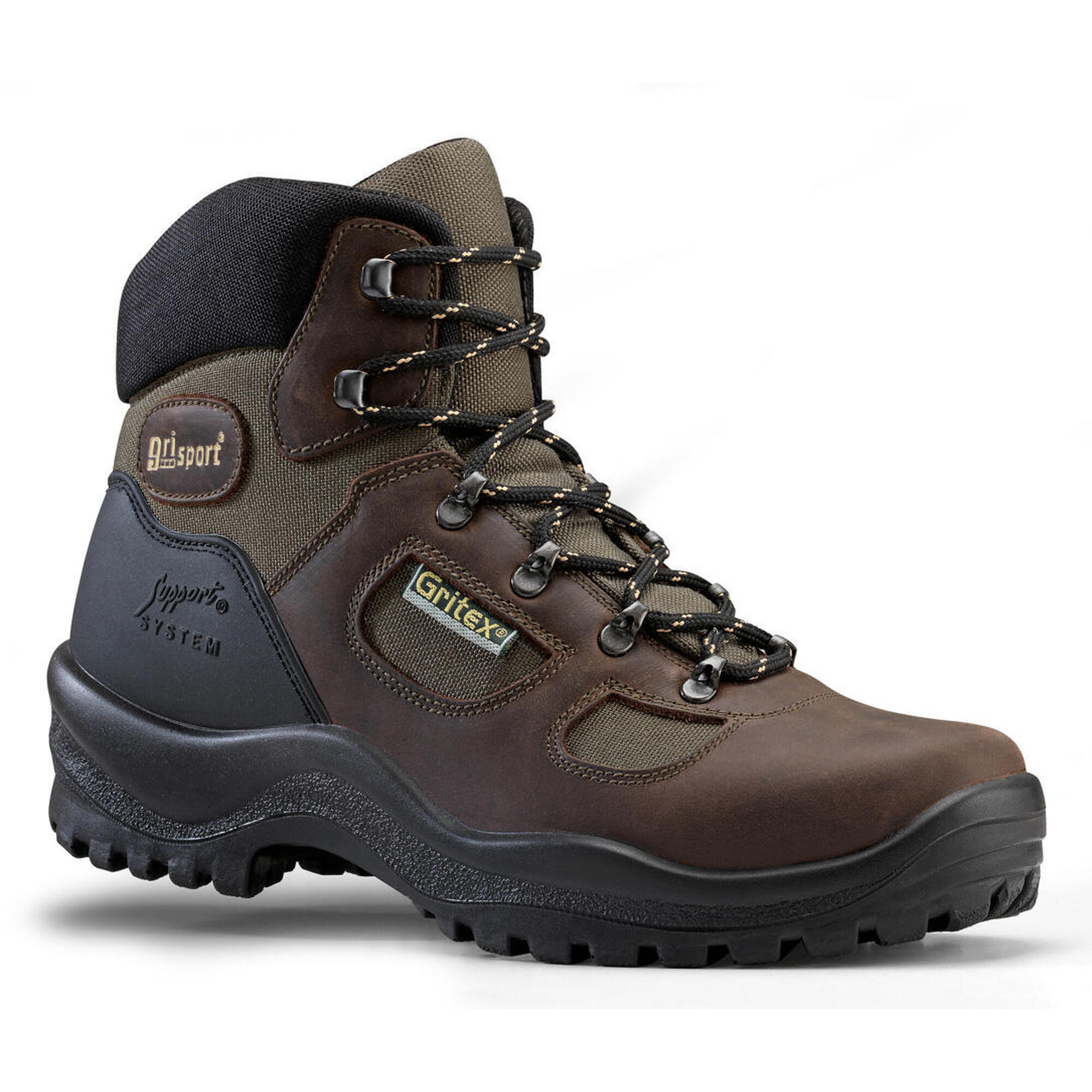 BOTA GR626 TREKKING ADULTO COURO ENCERADO -1DENSIDADE PU GRITEX CORDURA S.SYSTEM