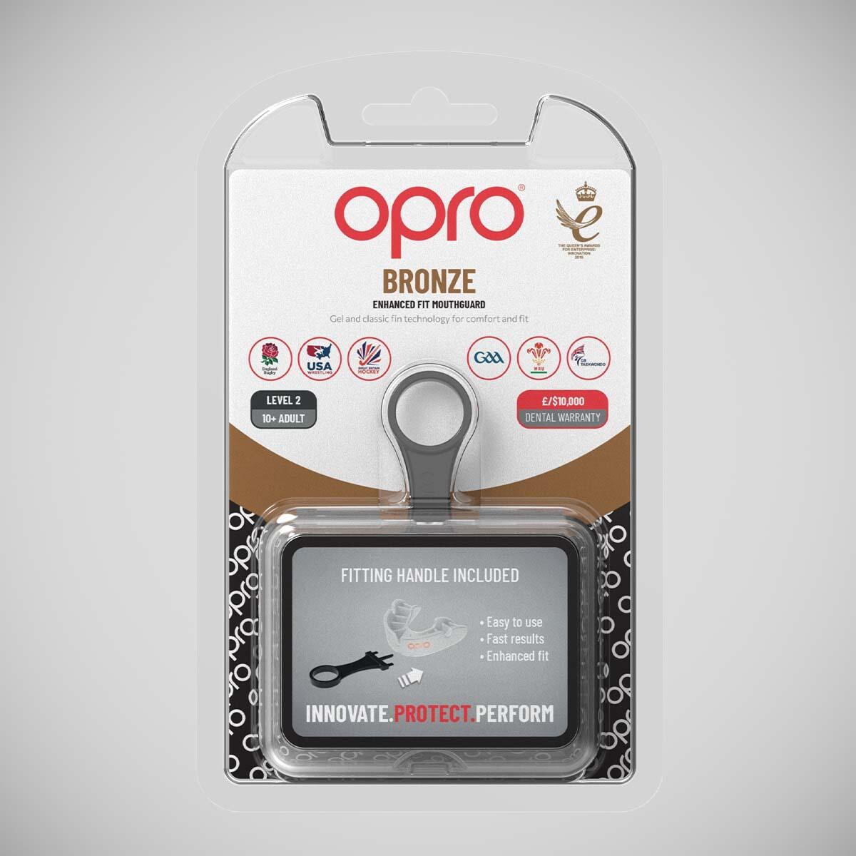 Protège-dents OPRO Bronze Adulte – Blanc 4/7