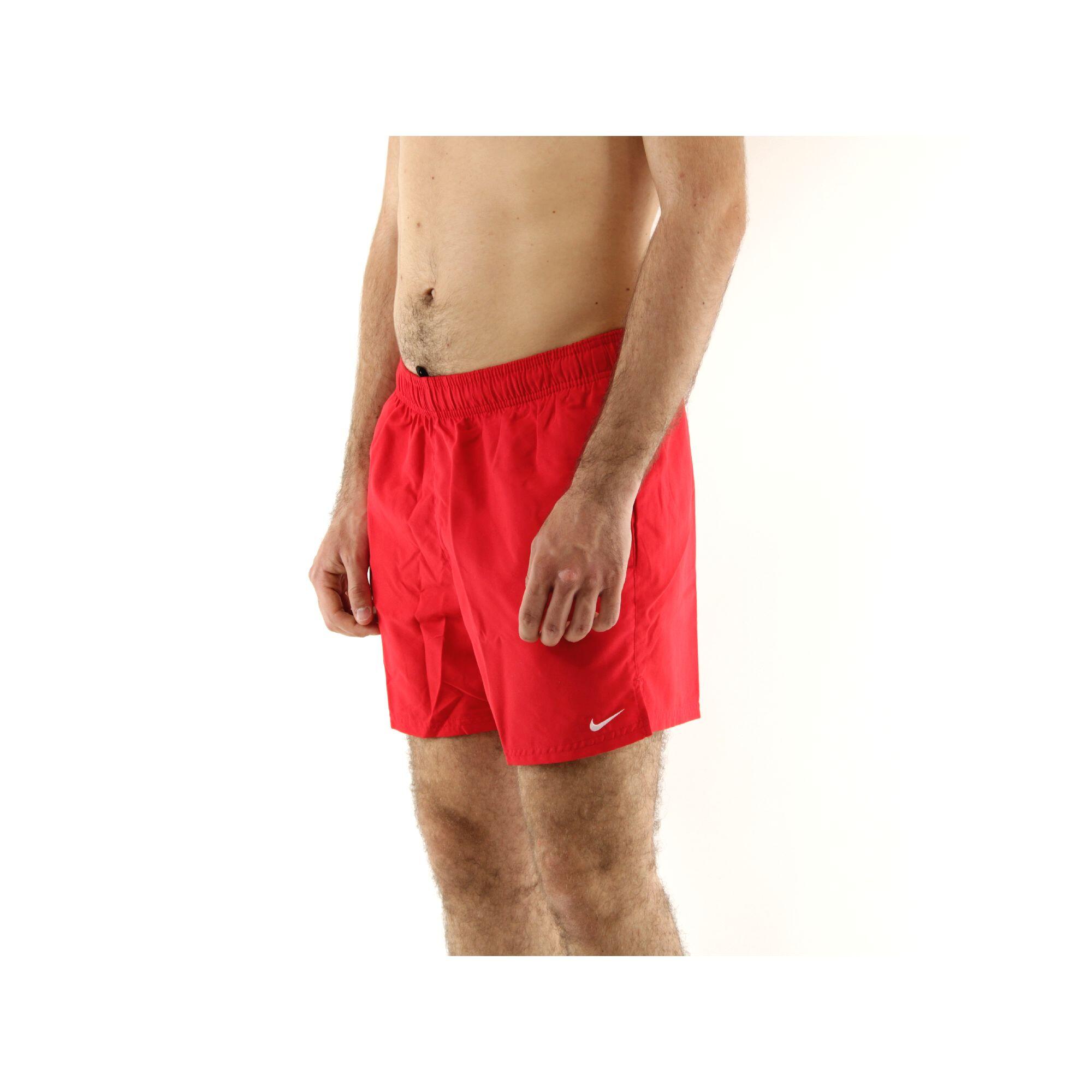 Short de bain Nike Essential, Rouge, Hommes 5/6